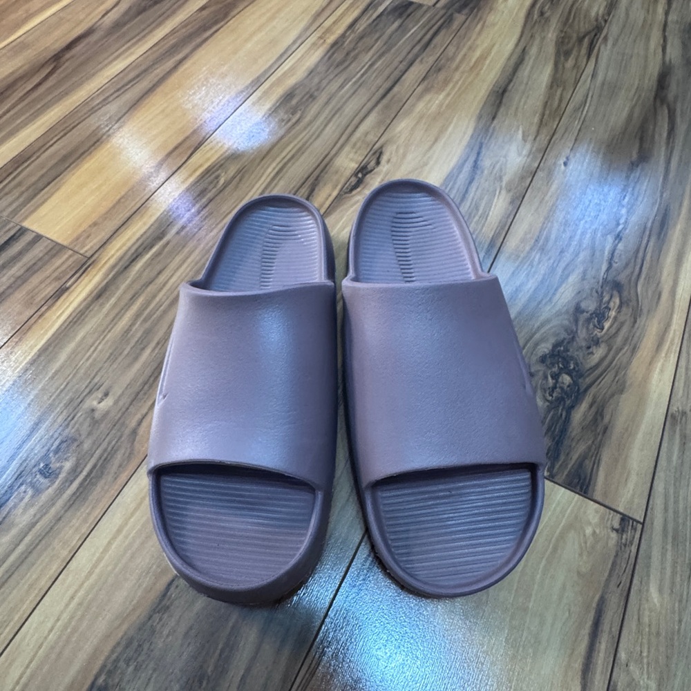 Nike Brown Slide Sandals